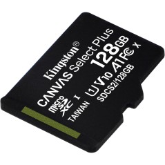 Kingston Canvas Select Plus 128GB microSDXC - High-Speed Performance 100MB/s for All Your Storage Needs!